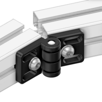 51-010-1 MODULAR SOLUTIONS DIE CAST ZINC HINGE 45 EXTERNAL W/HARDWARE